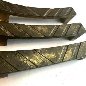 Mid Century Arrow Pulls - Set of 3 - 4" Center to Center - Hardware Refinish